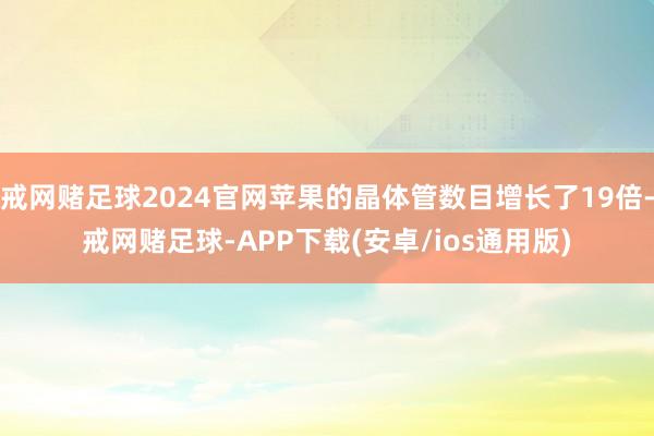 戒网赌足球2024官网苹果的晶体管数目增长了19倍-戒网赌足球-APP下载(安卓/ios通用版)