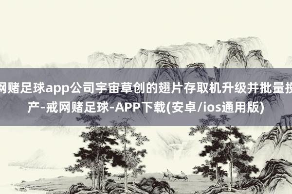 网赌足球app公司宇宙草创的翅片存取机升级并批量投产-戒网赌足球-APP下载(安卓/ios通用版)